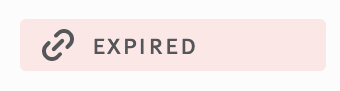 Expired call to action button