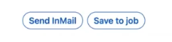 Linkedin Unified Search page with arrow pointing to spotlight filter options and candidate results list.