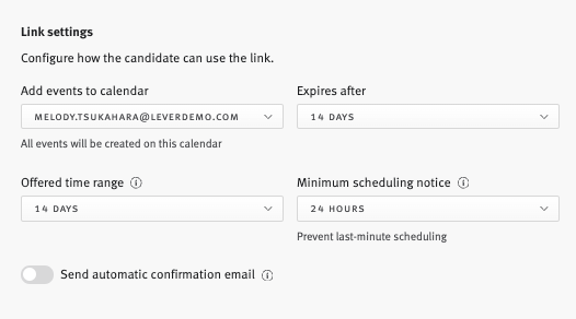 Close-up of link settings fields in Easy Book link editor.
