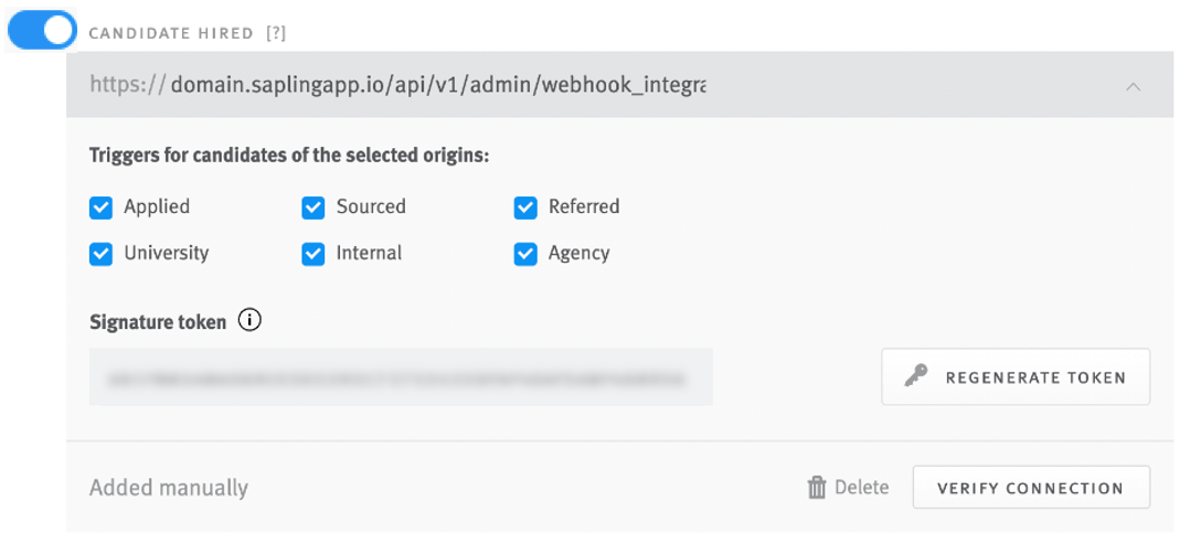 Enabling and using the Sapling Onboarding by Kallidus integration ...